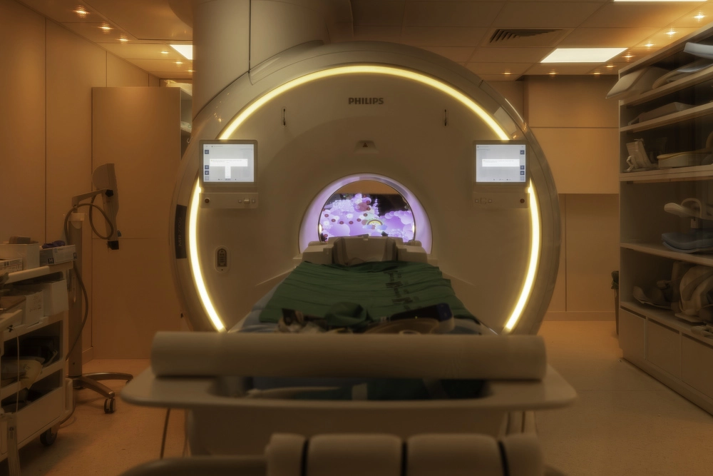 Sala de resonancia magnética del hospital universitario niño Jesús de Madrid.